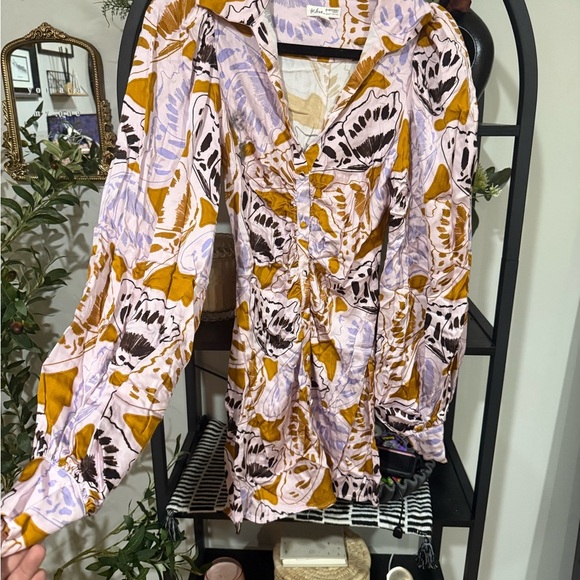 For Love And Lemons Multicolor Long Sleeve Dress size small - Picture 4 of 8